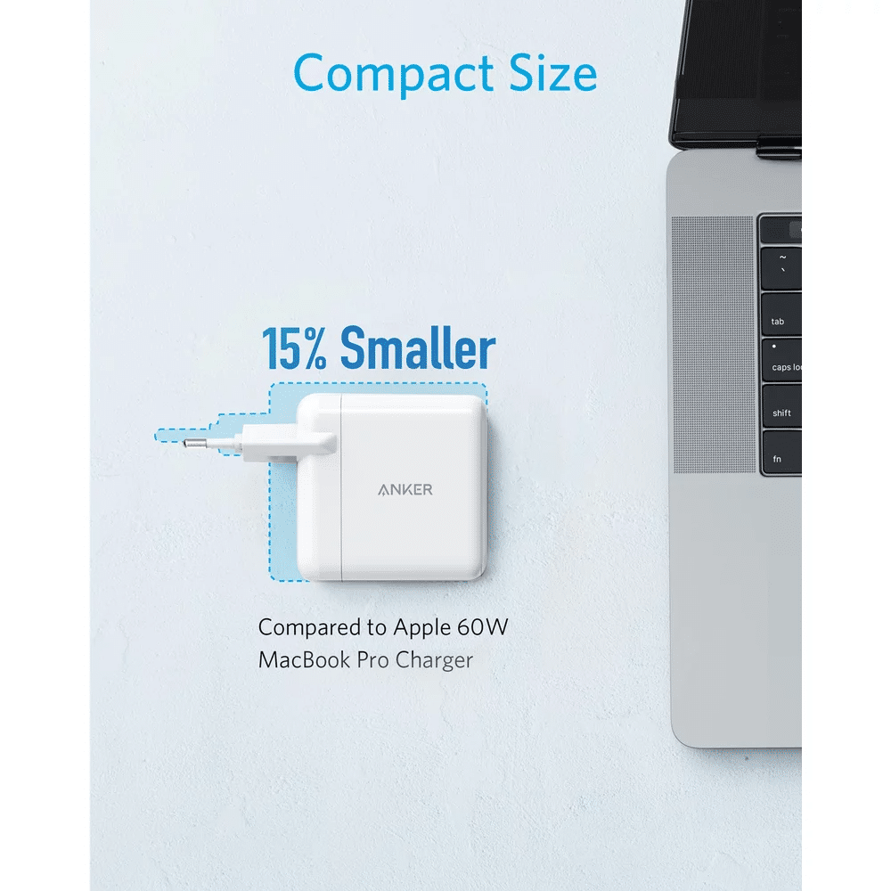 incarcator de retea anker powerport pdplus 2 usb c usb a 35w alb gri 64922 4