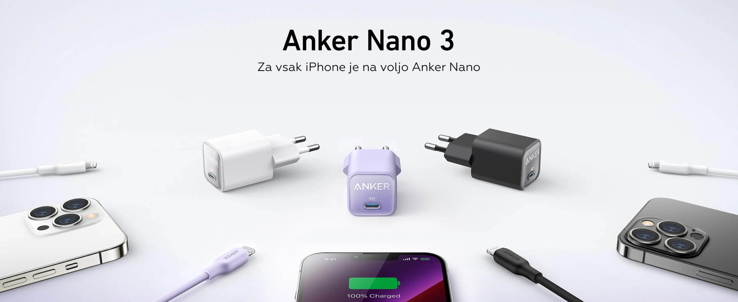 Anker Nano 3 30W USB-C polnilec