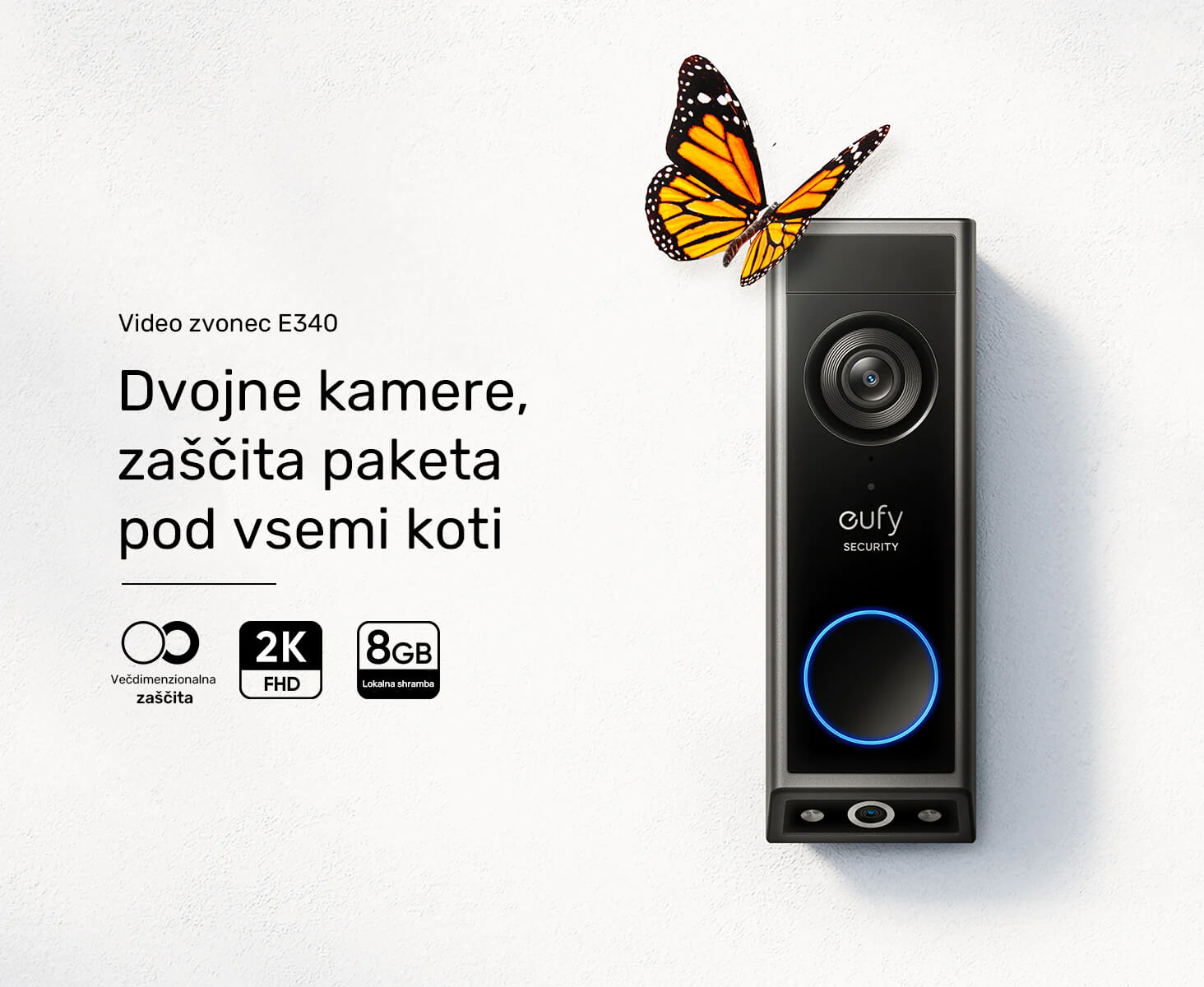 Anker Eufy security E340 2K brezžični domofon