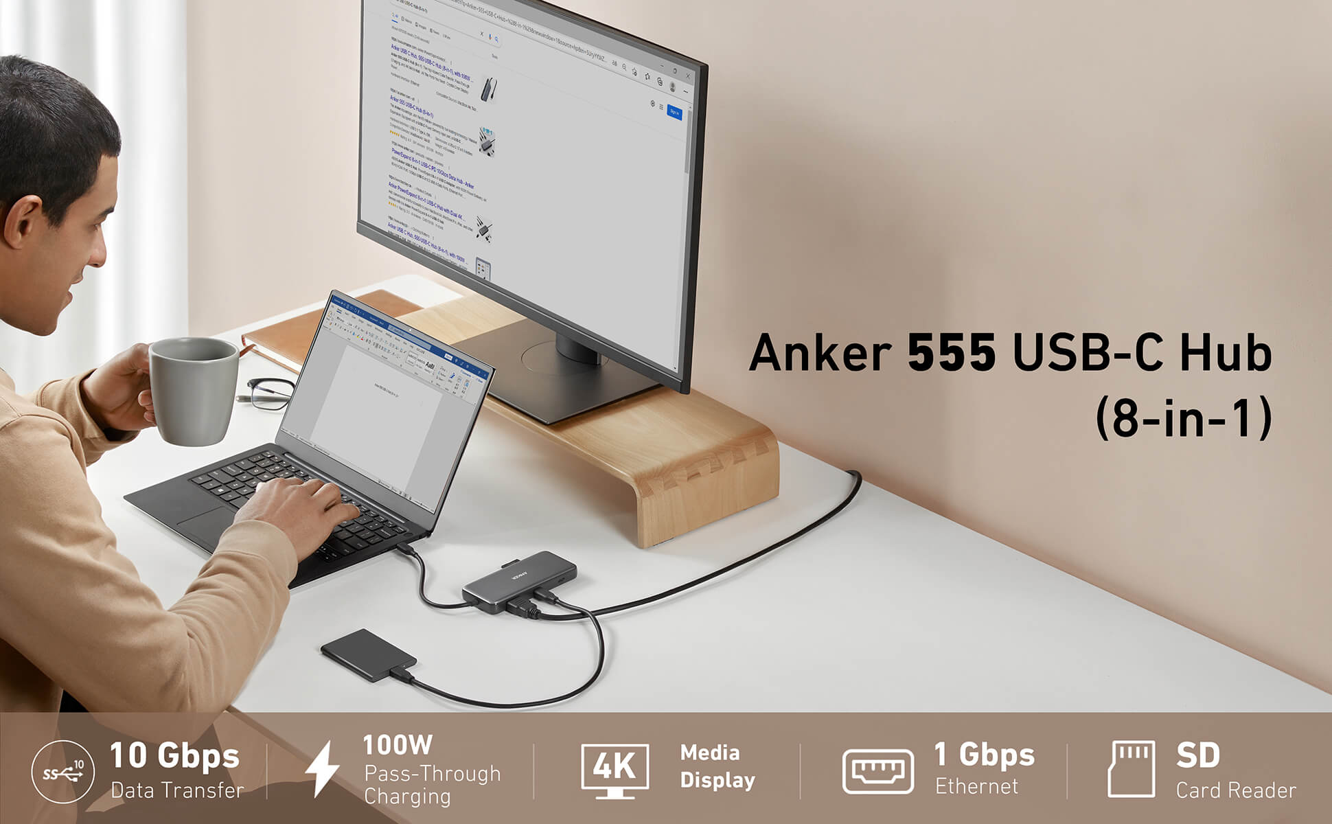 Anker 555 USB-C Hub 8v1
